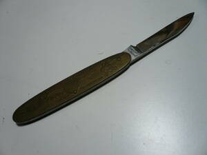 ◆PARKER CUT.CO ナイフ 真鍮 サージカルスチール①