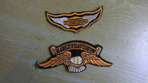 HARLEY-DAVIDSON　VINTAGE JACKET PATCH　ヴィンテージ　ハーレージャケットパッチ　２枚