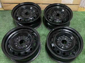 トヨタスチールホイール　14インチ　PCD114.3 14x6JJ ハブ約60mm 4本セット