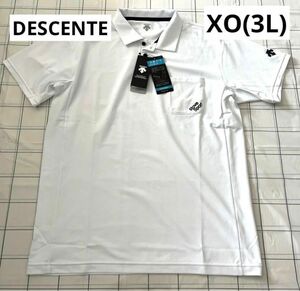 DESCENTE デサント ポロシャツ 半袖 白 DMMTJA71 新品