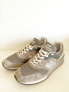 New Balance Used ニューバランス M 997 gy レア made in USA グレー　29㎝