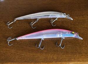 レベルミノー 2個 セット レイドジャパン LEVEL MINNOW RAID JAPAN バス釣り 引退 ピンク 