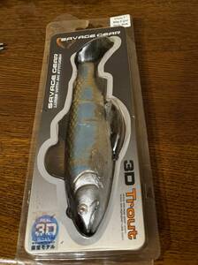 3Dトラウト 17cm ss 未使用 サベージギア 3D ラインスルー トラウト ラトルシャッド オイカワ LINE THRU TROUT RATTLE SHAD SAVAGE GEAR