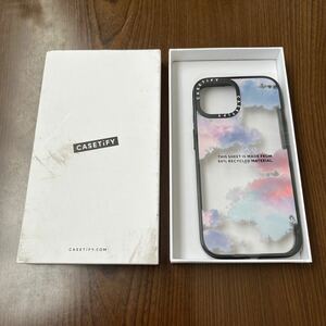 601p3102☆ CASETiFY コンパクト iPhone 15 ケース [MIL規格準拠 (2x MIL-STD-810G) / 1.2mからの落下テストをクリア] - Clouds 