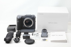 フジフィルム FUJIFILM GFX 100 ボディ 付属品満載 元箱 ミラーレスカメラ◇43495