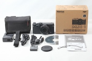 ペンタックス PENTAX MX-1 クラシックブラック カメラケース 付属品満載 元箱◇M43614