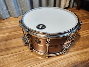 中古美品 TAMA スネアドラム / PCP147 STARPHONIC Copper 14x7 タマ スターフォニック コパー スネアドラム《ソフトケース付き》