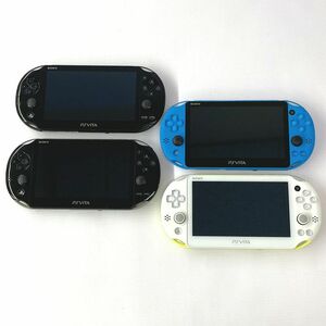 《ジャンク》SONY PlayStation Vita PCH-2000 本体のみ 4台セット/ヴィータ/PS VITA/店頭/他モール併売《ゲーム・山城店》O3467