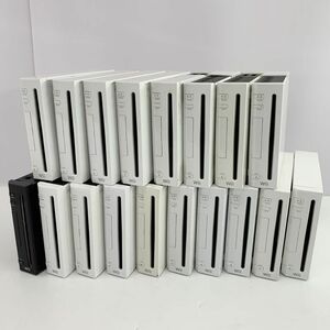 《ジャンク》Wii 本体のみ 18台セット NINTENDO/ウィー/店頭/他モール併売《ゲーム・山城店》A2142