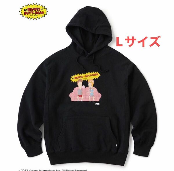 FTC x BEAVIS AND BUTT-HEAD "CHEWING GUM PULLOVER HOODY" - BLACK