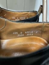 美品 USA製ALLEN EDMONDS 10 1/2 D 28.5㎝ ブラック アレンエドモンズ 革靴 キャプトゥー park avenue パークアベニュー_画像6