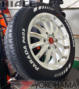 Bounty Collection BD12!!200系ハイエース YOKOHAMA ヨコハマ PARADA パラダ 215/60R17 17インチ 新品タイヤホイールセット