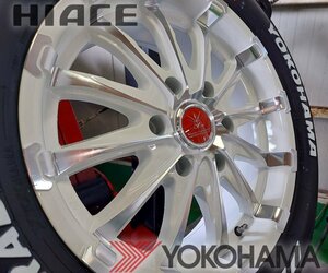 Bounty Collection BD12!!200系ハイエース YOKOHAMA ヨコハマ PARADA パラダ 215/60R17 17インチ 新品タイヤホイールセット