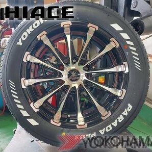 Bounty Collection BD12!!200系ハイエース YOKOHAMA ヨコハマ PARADA パラダ 215/60R17 17インチ 新品タイヤホイールセットの画像7