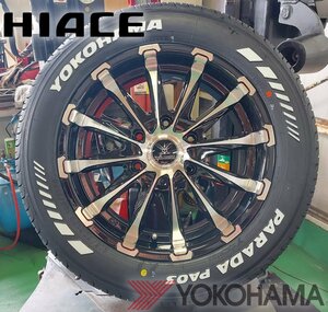 Bounty Collection BD12!!200系ハイエース YOKOHAMA ヨコハマ PARADA パラダ 215/60R17 17インチ 新品タイヤホイールセット