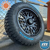 LEXXEL PreDator ランドクルーザー300系 タイヤ ホイールセット 4本セット 1台分 MONSTA RT HYBRID 265/60R18 18インチ ホワイトレター_画像2