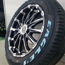 車検対応 Bounty Collection BD12 200系ハイエース・レジアスエース専用 グッドイヤー ナスカー 215/60R17 新品タイヤホイールセット_画像4