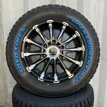 200系ハイエース レジアスエース 車検対応 16インチ タイヤホイールセット TOYO オープンカントリー AT 215/65R16 1台分 ホワイトレター_画像6