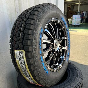 車検対応 ハイエース レジアスエース 16インチ タイヤホイールセット BD12 TOYO オープンカントリー AT 215/65R16 1台分 ホワイトレター