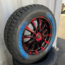 車検対応 ハイエース レジアスエース 16インチ タイヤホイールセット BD12 TOYO オープンカントリー AT 215/65R16 1台分 ホワイトレター_画像1