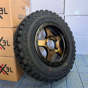 背面用付き（5本セット）ジムニー専用設計 BDX05 ヨコハマ ジオランダー MT 185/85R16 175/80R16 195R16 タイヤホイールセット 16インチ