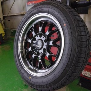 即納 ハイエース200系 スタッドレスタイヤホイールセット 新品4本セット SAILUN COMMERCIO ICE 215/60R17 17インチ BD00