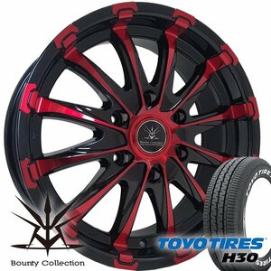 Bounty Collection BD12!!200系ハイエース TOYO H30 215/65R16 16インチ 新品タイヤホイールセット