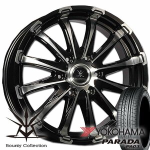 Bounty Collection BD12!!200系ハイエース YOKOHAMA ヨコハマ PARADA パラダ 215/60R17 17インチ 新品タイヤホイールセット