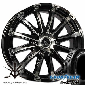 車検対応 Bounty Collection BD12 200系ハイエース・レジアスエース専用 グッドイヤー ナスカー 215/60R17 新品タイヤホイールセット