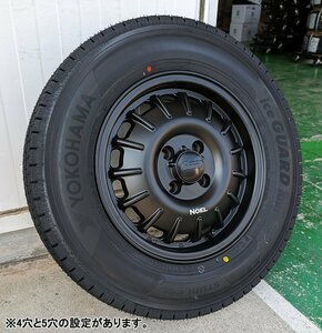 タウンエース スタッドレスタイヤホイールセット バウンティコレクション ノエル ヨコハマ アイスガード IG91 165/80R14 VAN 8PR 97/95N