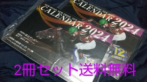 2024年 南関カレンダー 2冊セット 大井 浦和 船橋 川崎 南関東4競馬場カレンダー ミックファイア 地方競馬 JRA