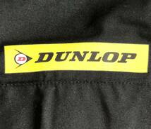 大きいサイズ ■ DUNLOP ダンロップ ■ バイカラー ロゴ プリント メカニック スーツ オールインワン つなぎ ツナギ イエロー×ブラック 3L_画像4