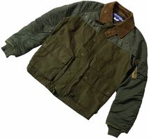 ■ ジュンヤワタナベマン コムデギャルソン ■ 19AW 解体再構築 綿ダックパラフィン×MA-1 MA1 ドッキング ツイル ボンバー ジャケット_画像1