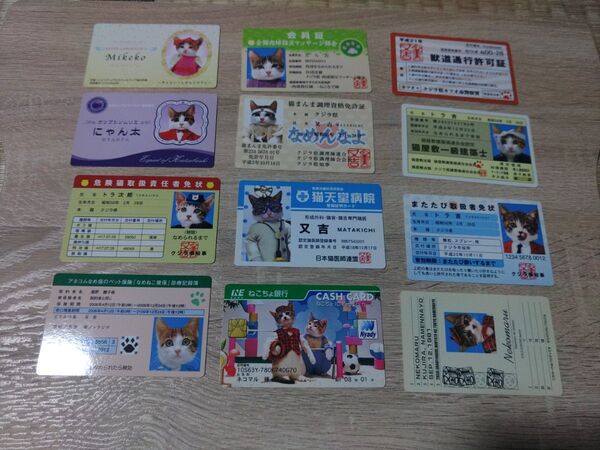 なめ猫免許証セット