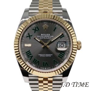 ROLEX【ロレックス】 デイトジャスト41じ　126333 スレート(グレー)文字盤 SS×YG メンズ【新品】(JD-KM-3422036)