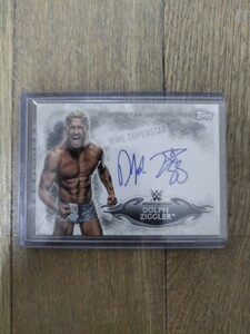 ドルフジグラー ニックネメス 直筆サインカード 新日本プロレス DOLPH ZIGGLER WWE topps 送料無料