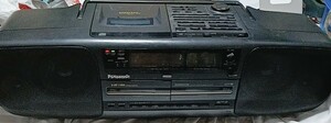 Panasonic パナソニック ラジカセ MODEL RX-DT9 PORTABLE STEREO CD SYSTEM ラジオ カセット 通電確認済み ジャンク