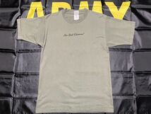 中古美品　US ARMY 駆逐戦車部隊　第二次世界大戦　記章　TANK-EATING TIGER 沖縄72 Tシャツ　FRUITS OF THE LOOM製　MIDIUM OD_画像1