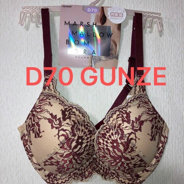 グンゼ　GUNZE 神業盛　ブラジャー　D70 