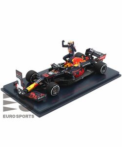 【シリアルナンバー1ケタ！】スパーク ユーロスポーツ特注 1/43 レッドブルホンダ RB16B マックス・フェルスタッペン 2021年 F1モナコGP