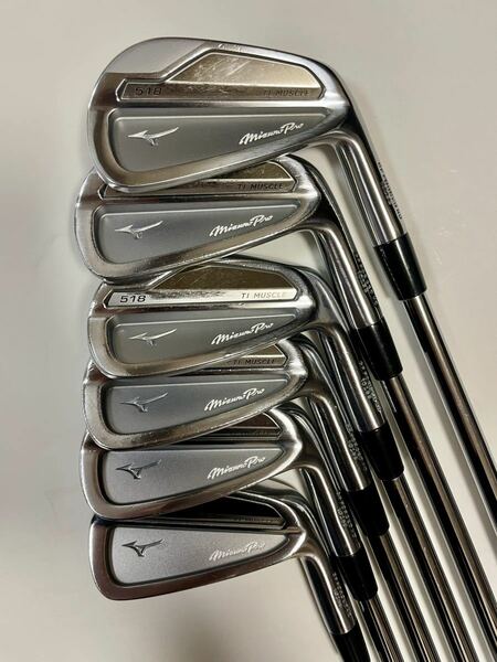 MIZUNO Pro518アイアン6本セット（5〜PW）　モーダス120Ｘ