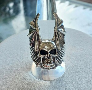  silver Skull De Ville ring #23