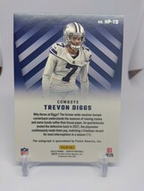 サインカード 99シリ カラーマッチ panini zenith football trevon diggs dallas cowboys autograph nfl アメフト_画像3