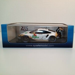 スパーク Spark 1/43 Porsche 911 RSR No.91 Porsche GT Team 2nd LMGTE Pro class 24H Le Mans 2019 R.Lietz G.Bruni （S7936）