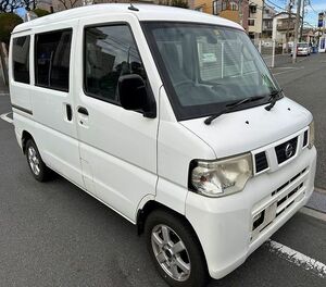 ●○格安軽バン4ナンバー　H24年　NV100クリッパー　ハイルーフ　社外アルミ　スタッドレス○●