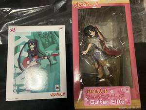 SQフィギュア　けいおん！！　中野梓　Guitar,Elite プレミアムフィギュア　2種セット【未開封品】