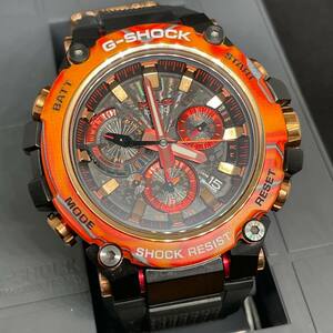 【40周年】 G-SHOCK MTG-B3000FR-1AJR 40th Anniversary Flare Red CASIO カシオ Gショック フレアレッド電波ソーラー #S0516