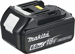 【未使用品】★makita(マキタ) 18V6.0Ahリチウムイオンバッテリー残量表示付 BL1860B (A-60464) / ITTO5R6W65I8