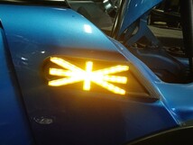 ★H293【実動 シーケンシャル LED サイドウインカー】 ミニクーパーS R56 MF16S ( R55 R57 R58 R59 JCW_画像3