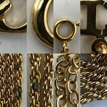 Christian Dior クリスチャン ディオール ネックレス CDロゴ ゴールド ファッション アクセサリー P38_画像9